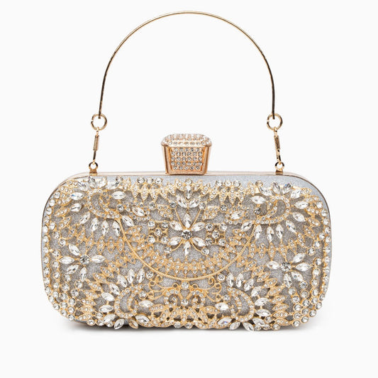 Elegant Floral Clutch Bag