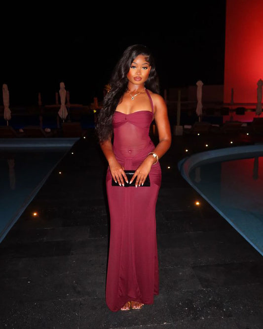 | Backless Maxi Dress