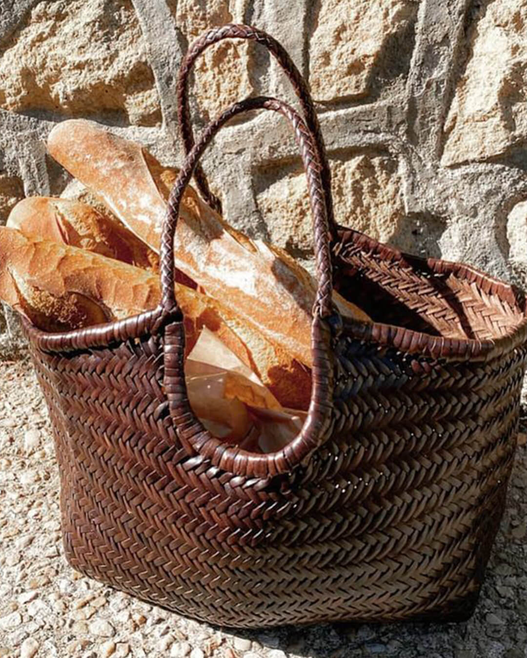 The Rica — Woven Vegan Leather Tote Bag