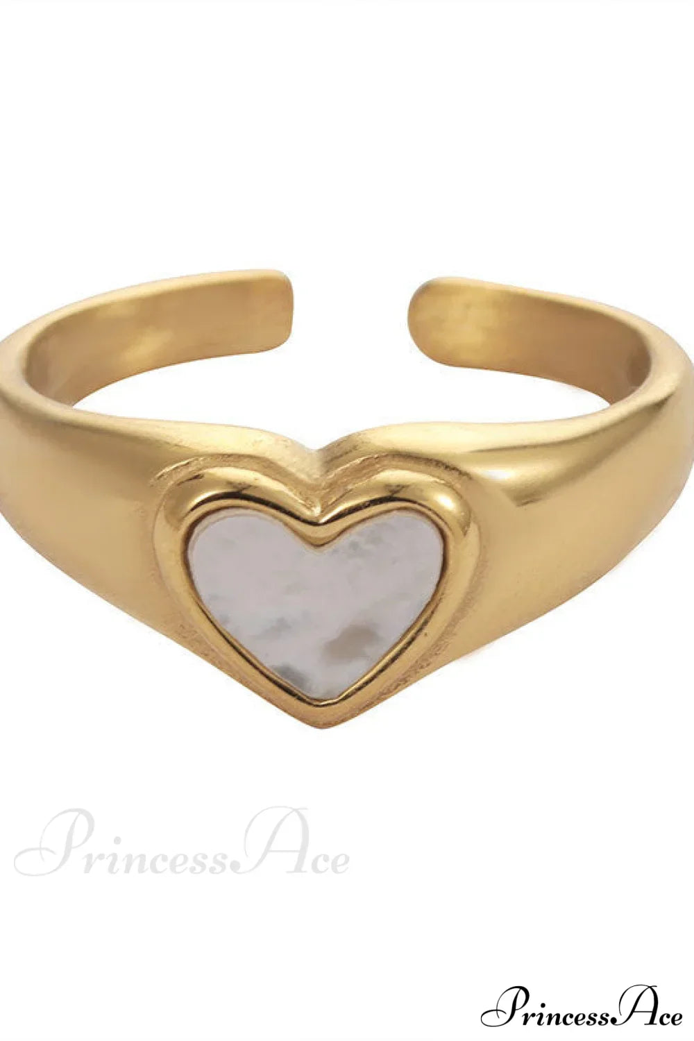 Titanium Steel Fashion Romantic Heart Rings