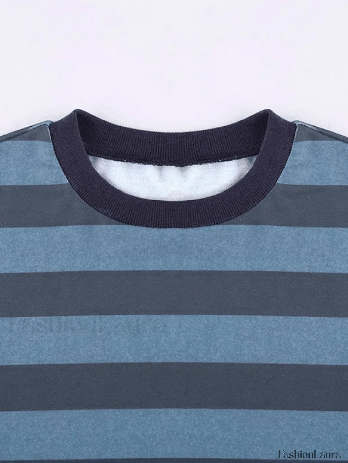 Vintage Striped Pullover Sweatshirt