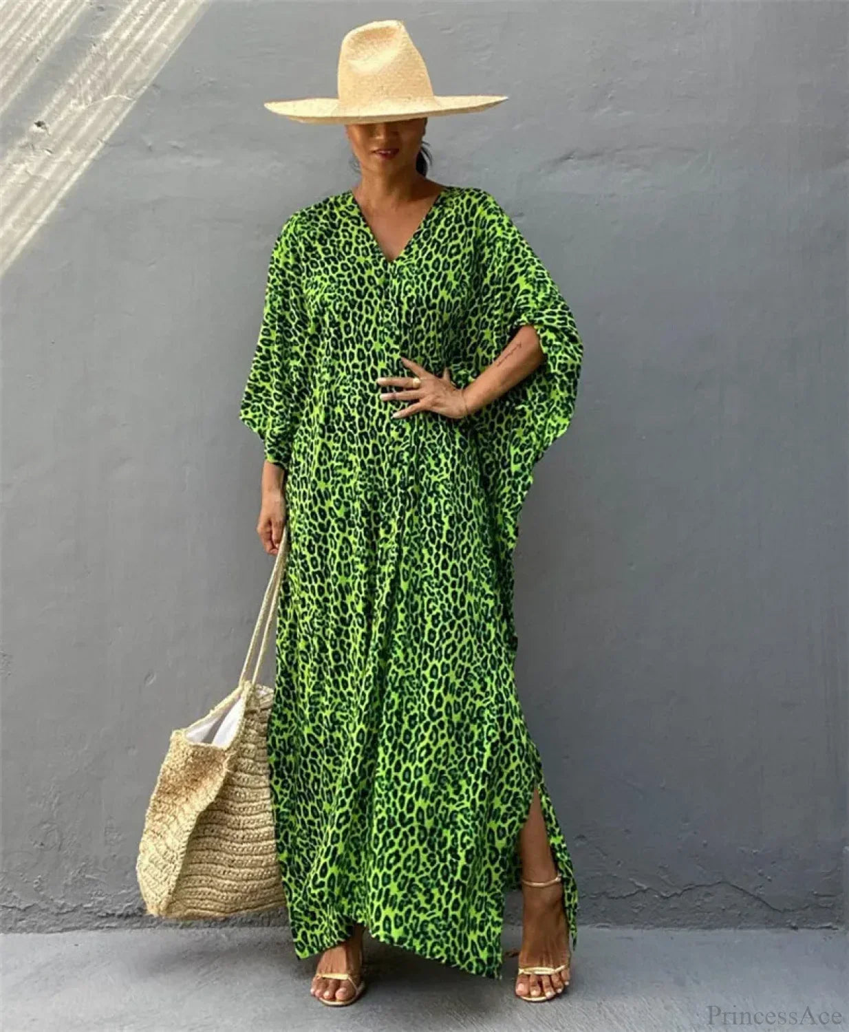Women Swimsuit Kaftan Tunic Beach Cover Up