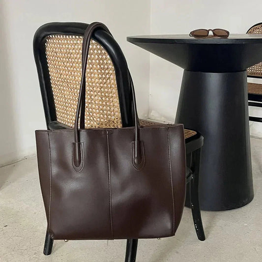 | Vegan Leather Tote Bag – Spacious Everyday Handbag