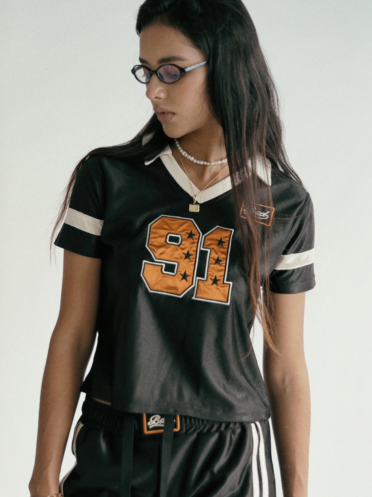BADBLOOD Slim-fit Football Jersey T-shirts