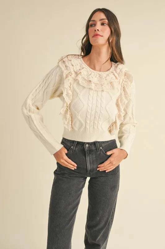MABLE Lace Sweater