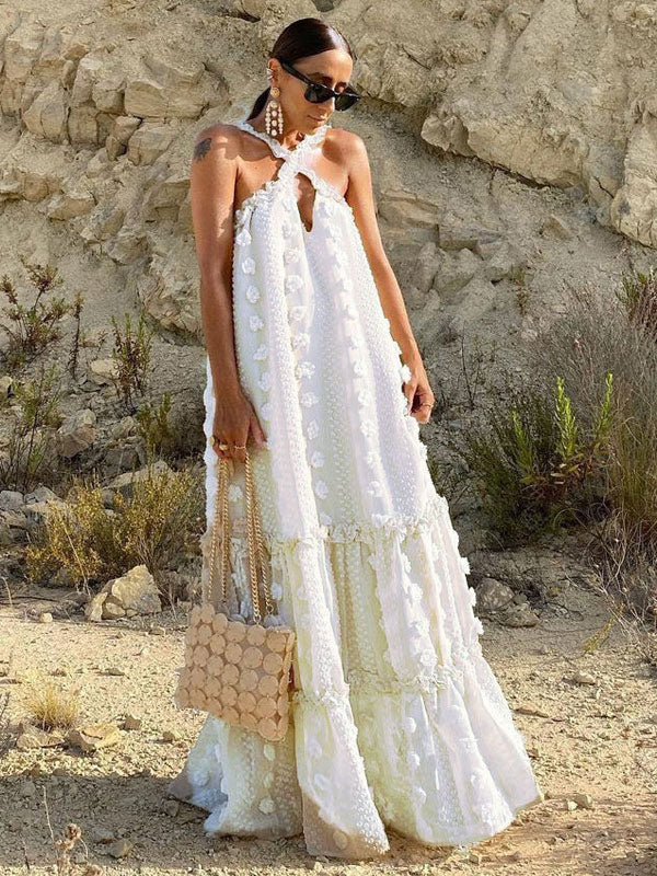 Sleeveless Maxi Dress Casual Oversized Floor Length Dress