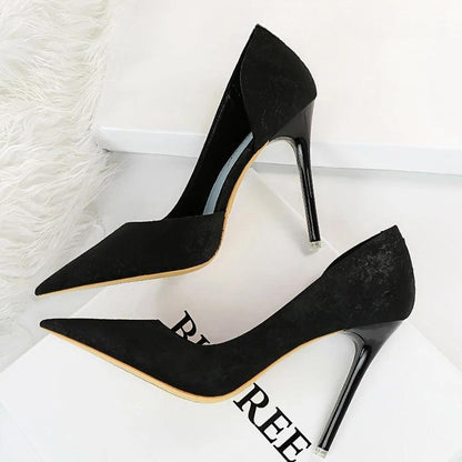 Designer Woman Pumps Pointed Toe High Heels for Parties
