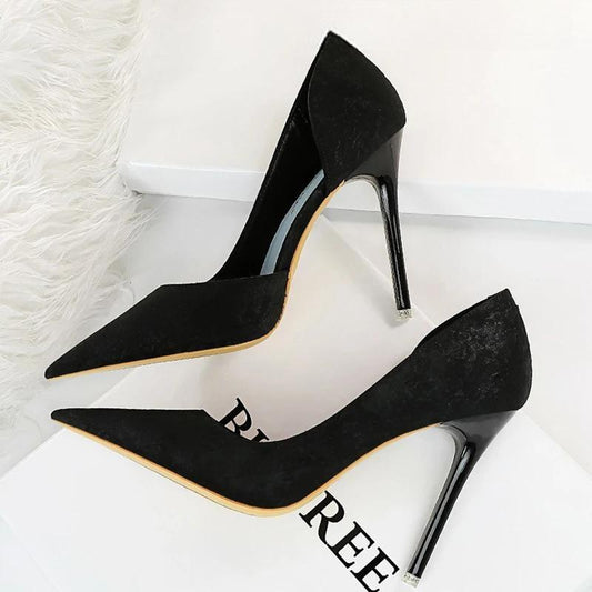 Designer Woman Pumps Pointed Toe High Heels for Parties