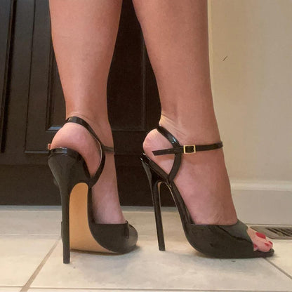 Summer Peep Toe Stiletto Sandals for Women
