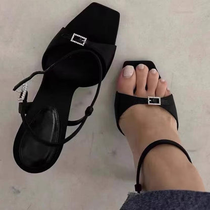 Modern Buckle Strap High Heel Sandals for Women