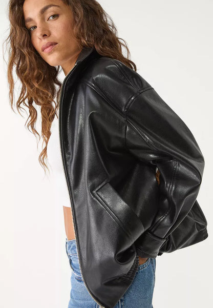 Maeva Leather Effect Jacket