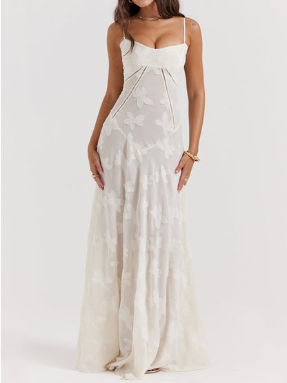 Evelyn-Fleur Lace Maxi Dress