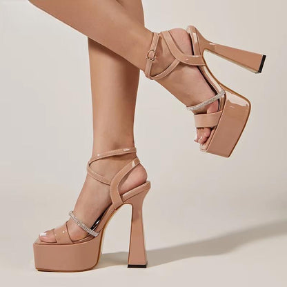 Chunky Platform High Heel Fashion Sandals for Women