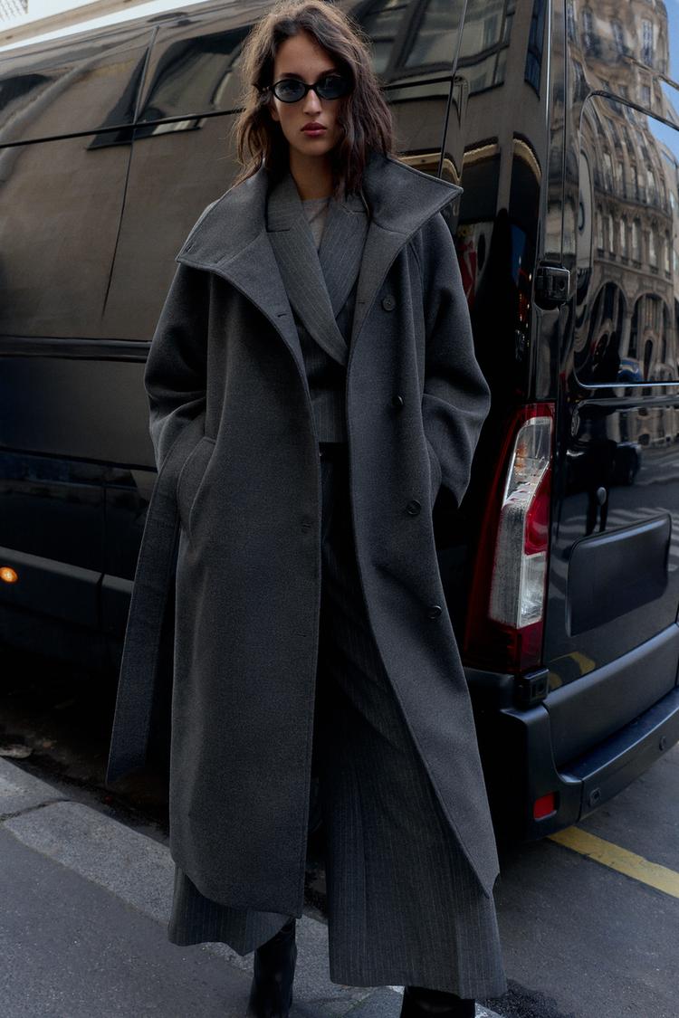 Adriana Wool Belt Coat