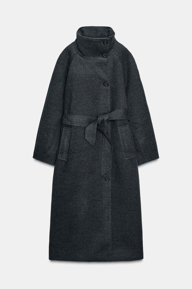 Adriana Wool Belt Coat