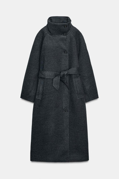 Adriana Wool Belt Coat