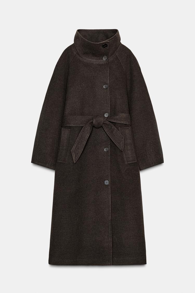 Adriana Wool Belt Coat