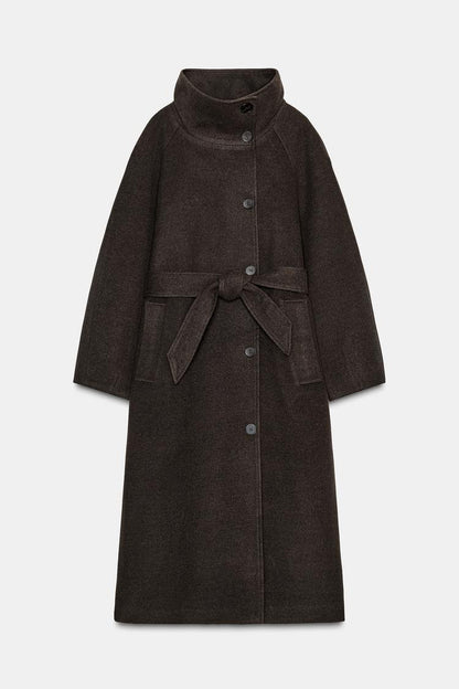 Adriana Wool Belt Coat