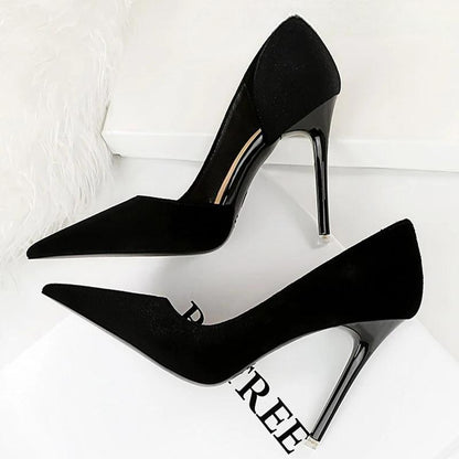 Purple Suede High Heel Pumps for Women - Sexy Party Shoes