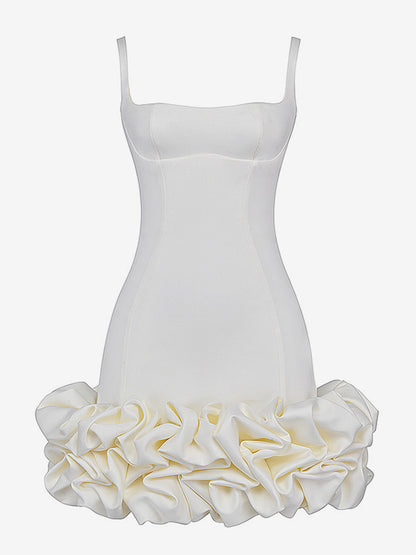 Sleeveless Mini Dress Backless Cupcake Hem Birthday Party Dresses