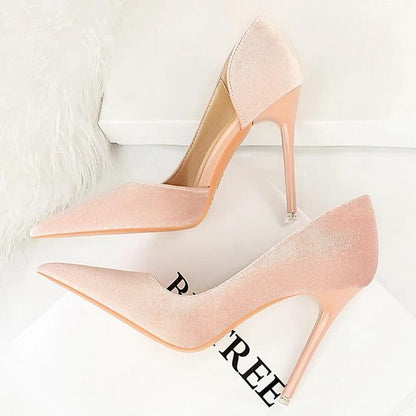 Purple Suede High Heel Pumps for Women - Sexy Party Shoes