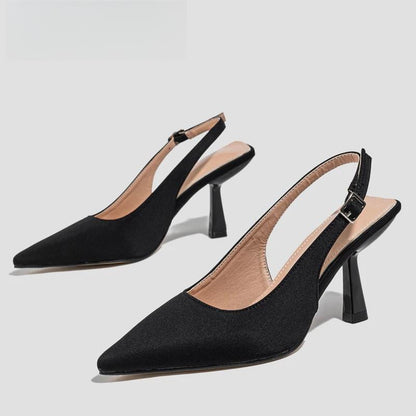 Buckle Strap Women's Fashion High Heels for Banquet Prom