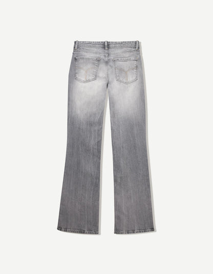 Grey Bootcut Jeans