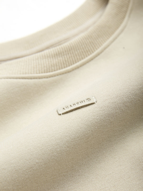 Solid Color Label Embellished Oversized Hoodie