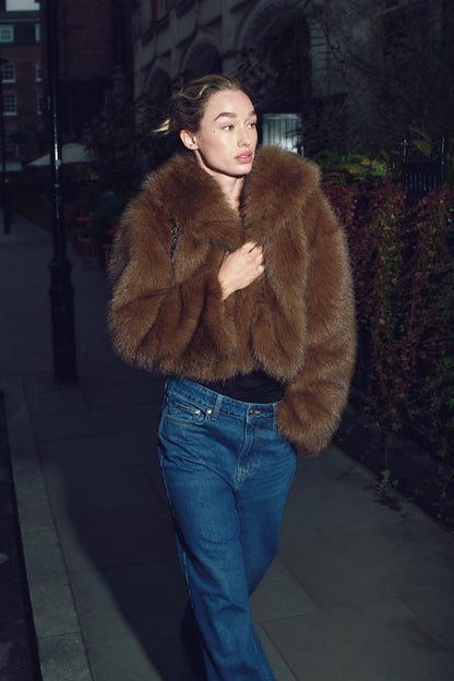Tess Faux Fur Coat