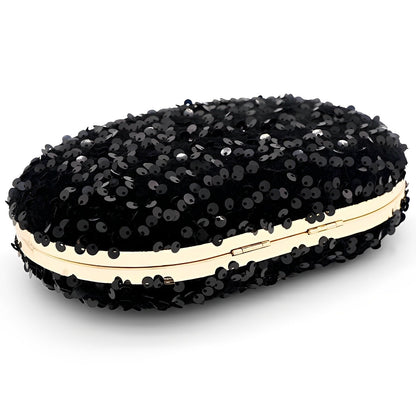 Sequined Clutch Bag by Donna