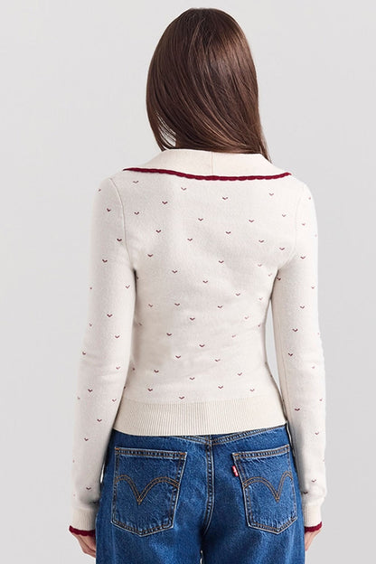 French Chic Boucle Cardigan