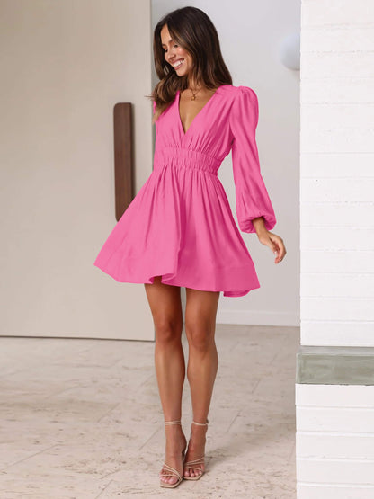 Spin In Party Mini Dress - Pink