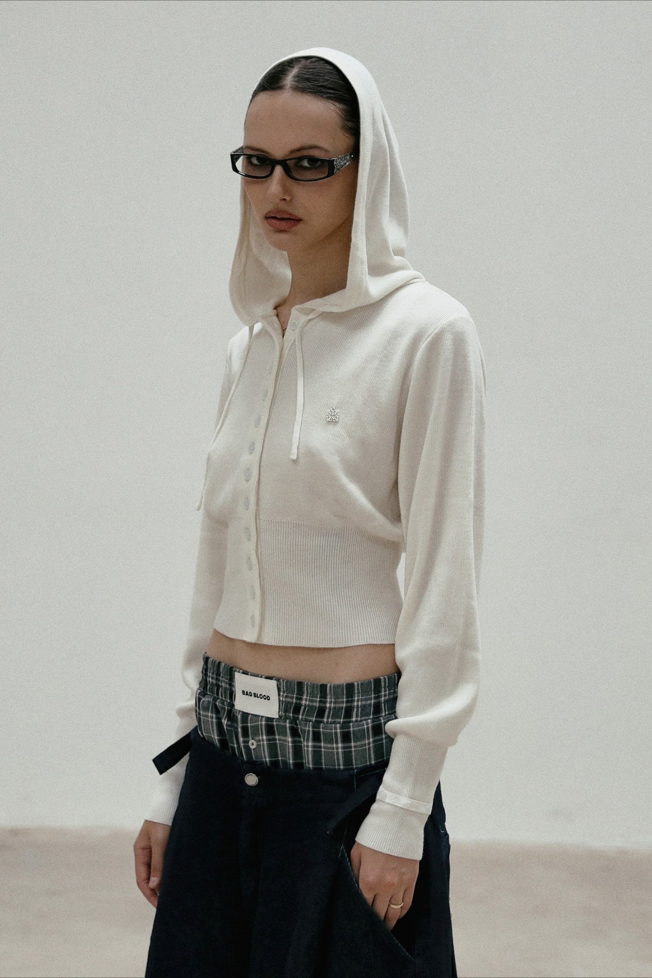 Hooded Vintage Cardigan