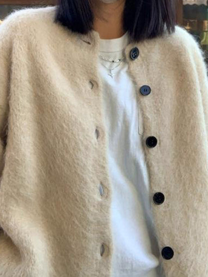 Cozy Loose Breasted Knit Cardigan