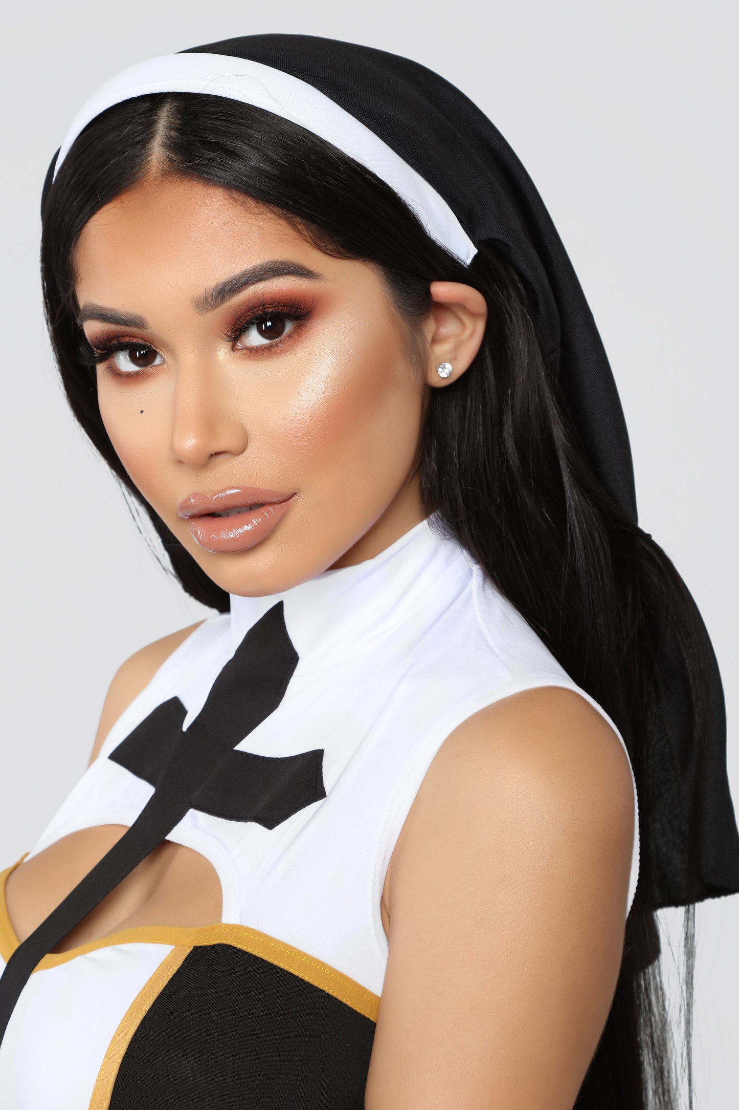 Bad Habits Nun  Costume Set