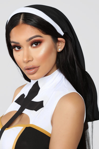 Bad Habits Nun  Costume Set