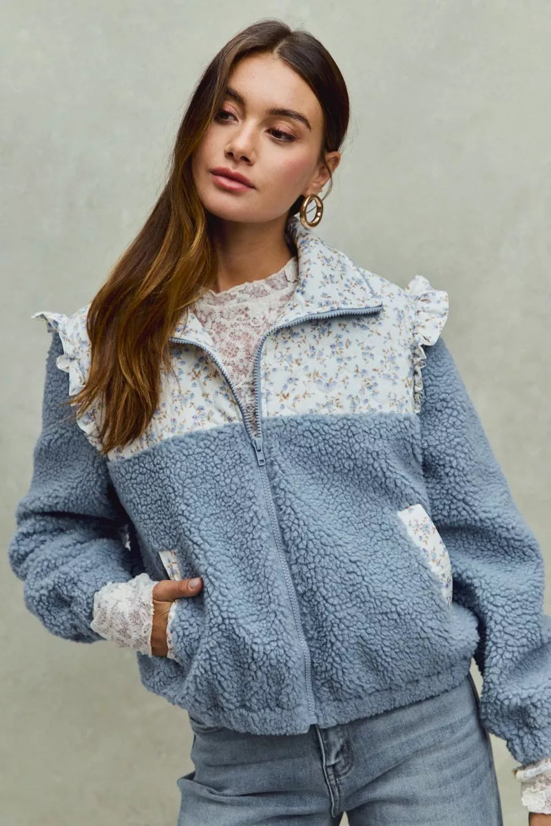 Feathers Sherpa Jacket