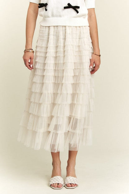 Lace Midi Skirt