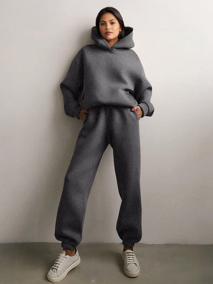Pant Set Coffee Brown Field Athletic Two Pieces Sets