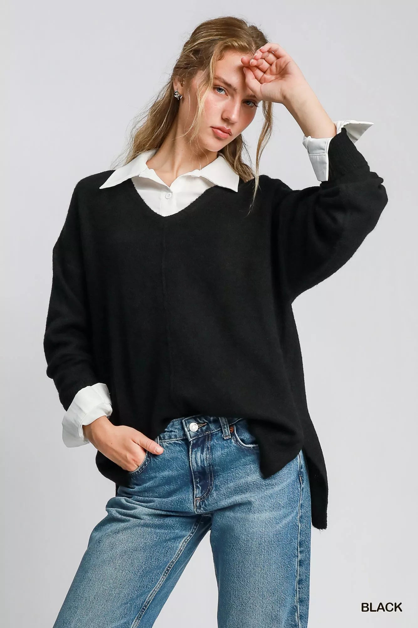 Umgee Pullover Sweater