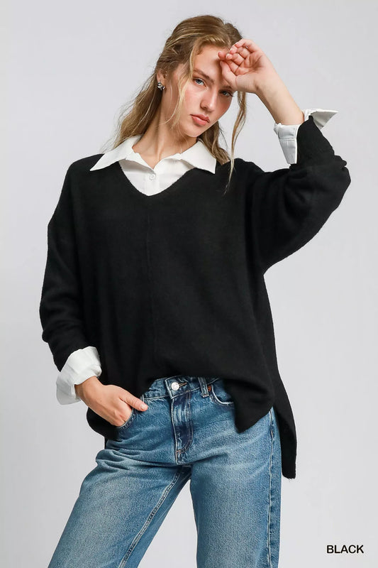 Umgee Pullover Sweater