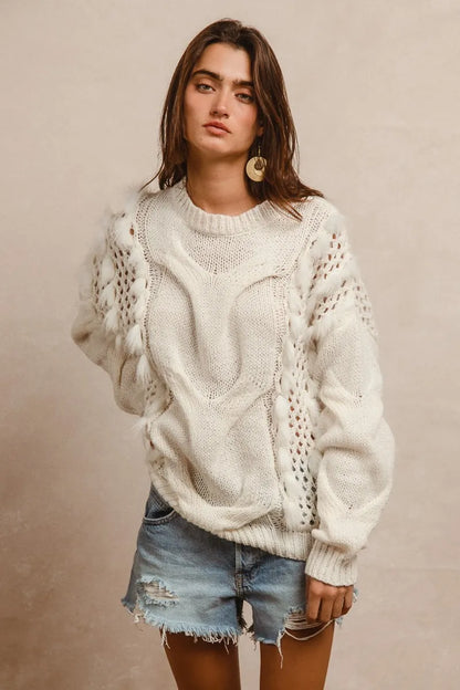 Vail Cable Knit Sweater