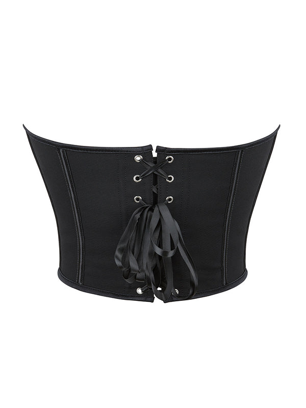 Mesh Breathable Heart Shaped Corset Top