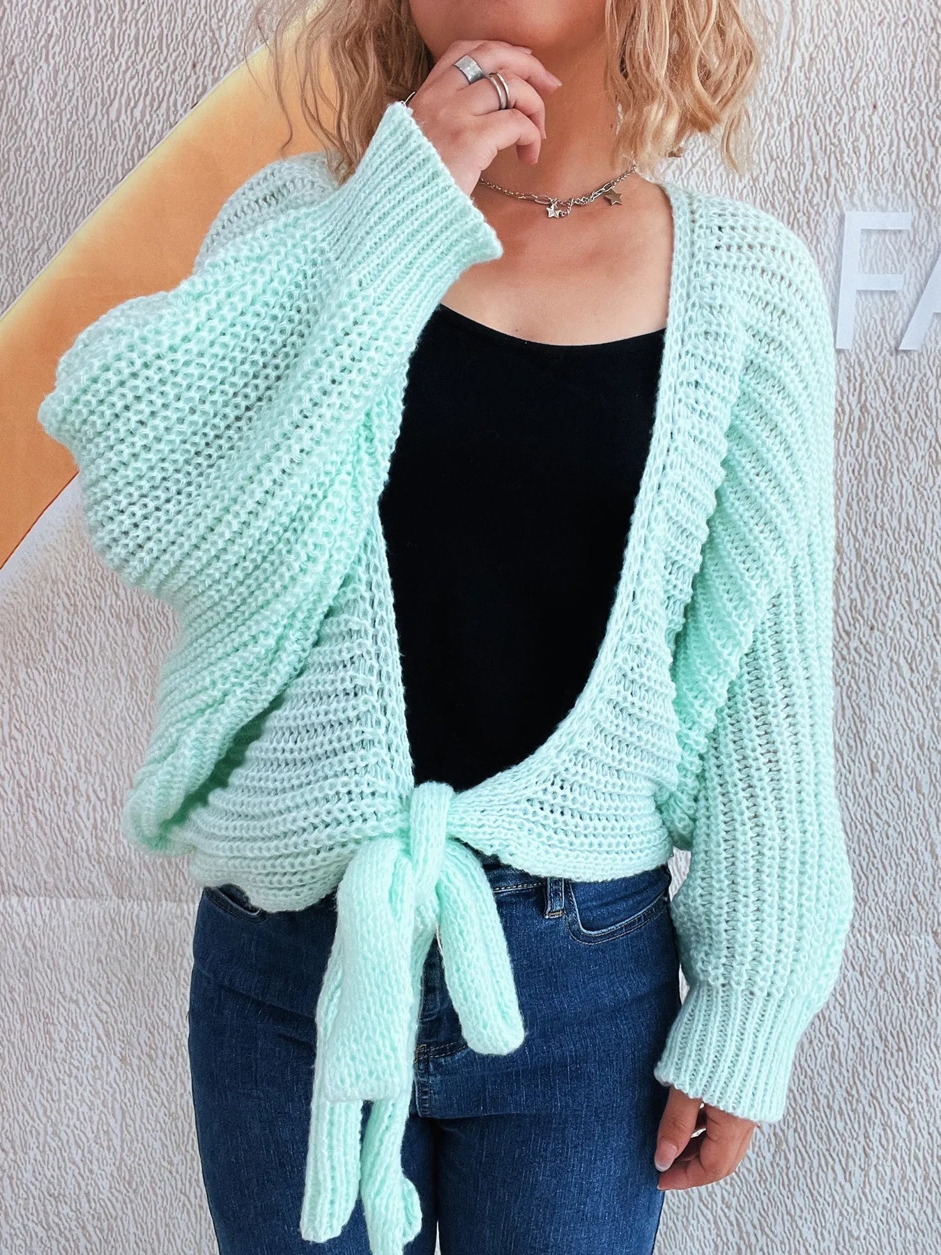 Tahata Open Sweater