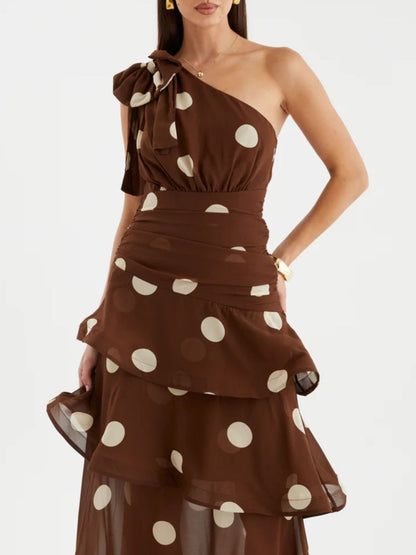Kline Polka Dot Maxi Dress