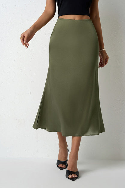 Mermaid Tail Satin Skirt