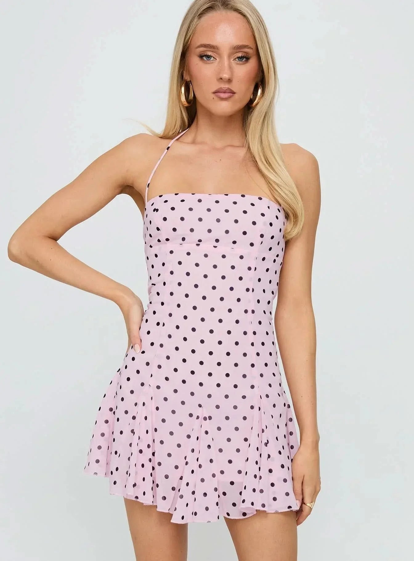Katie Polka Mini Dress