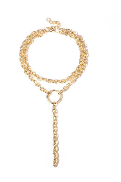 Hip Hop Rock Long Chain Necklace
