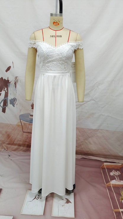 Raglan Sleeve Slim Dress Solid Color Dress