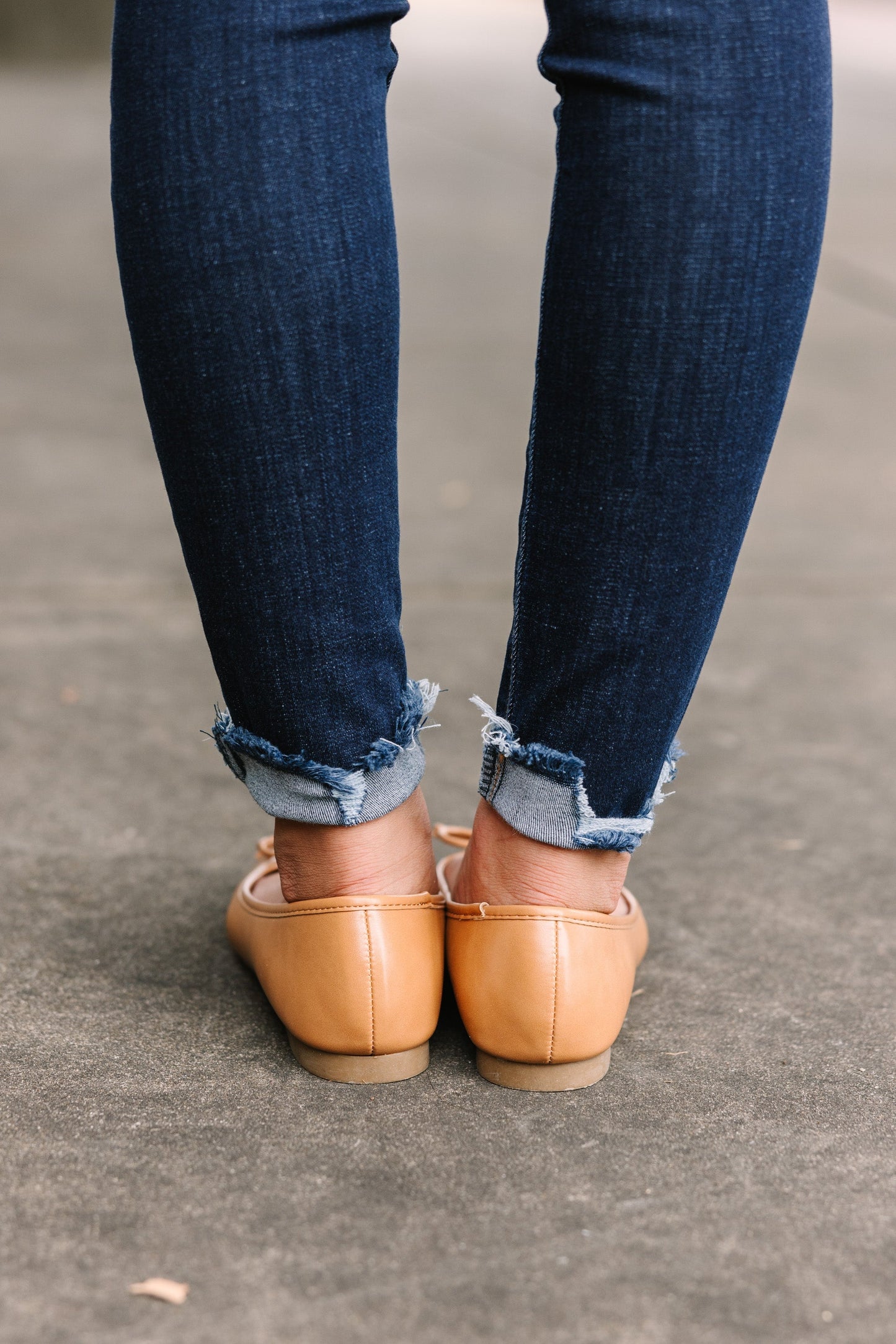 Camel Brown Ballet Flats with Pep